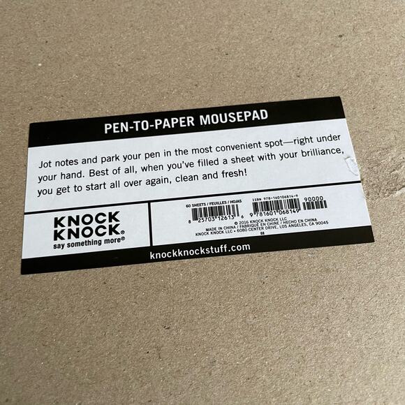 Knock Knock "Let's Do This" Pen-To-Paper Mousepad - Desktop To-Do List - Office - Picture 6 of 7